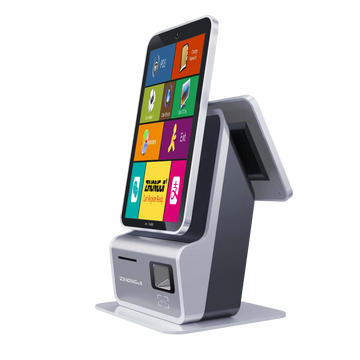 ZHONGJI® A12 Cash Register Self-Checkout Kiosk 21.5"capacitive Screen for Retail/Catering Floor Stand,Wall Mounted,Desktop Version  Available